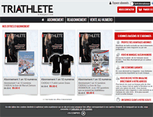 Tablet Screenshot of boutique-triathlete.fr